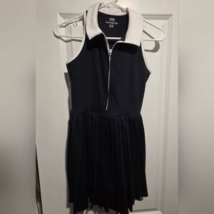 Abercrombie Kids Black and White Collared Dress